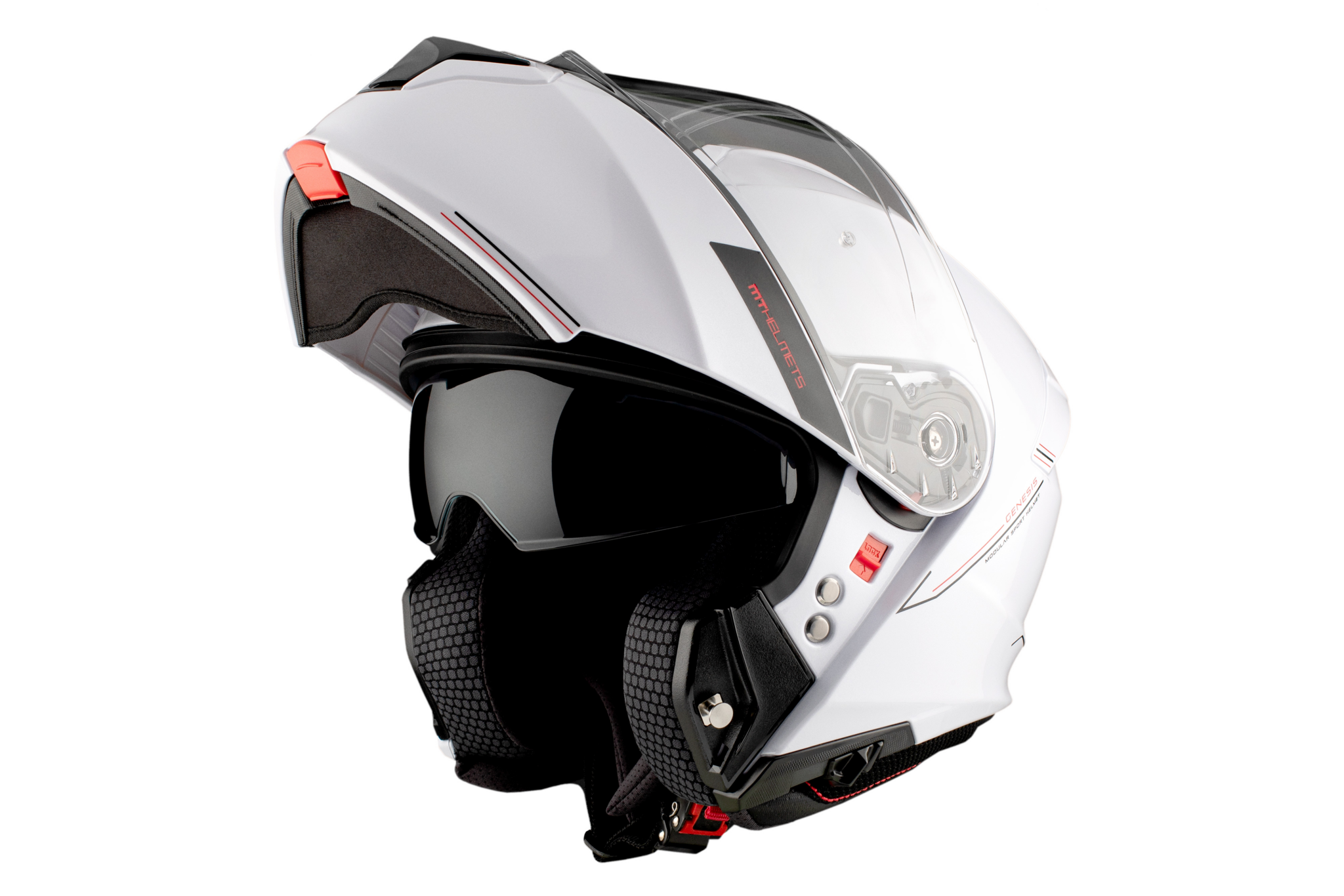 MT GENESIS SV SOLID A0 GLOSS WHITE - AĆIMIĆ MOTO