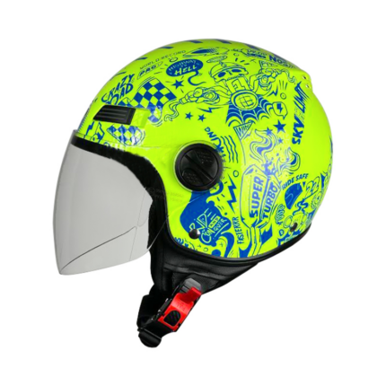 KACIGA PILOT FAZER JUNIOR FLUO YELLOW