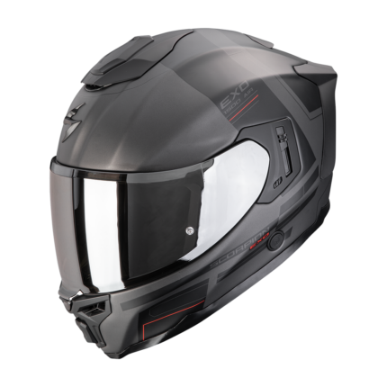 EXO-1500 AIR DUAL Matt Silver-Black-Red